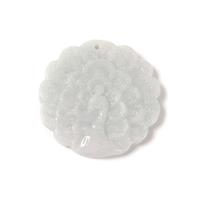 110cts Type A Jadeite Peacock Pendant, Approx 50mm, 1pcs