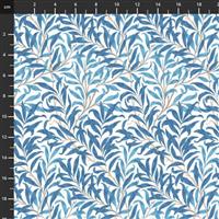 William Morris Wandle Willow Boughs Blue Fabric 0.5m