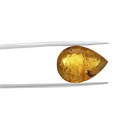 4cts Caribbean Amber 18x13mm Pear (N)