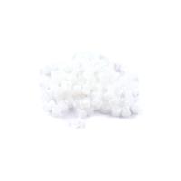 Preciosa White Alabaster Pellet Beads Approx. 4x5mm (100pcs)