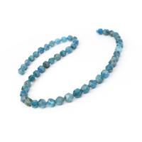120cts Apatite Star Cut Rounds Approx 8mm, 38cm Strand