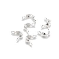 925 Sterling Silver Calottes Approx 3.5mm 6pk