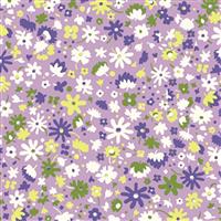 Liberty Carnaby Collection Bloomsbury Blossom Purple Fabric 0.5m