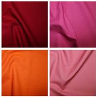 Bold Pinks Plain 100% Cotton Fabric Bundle (2m). Save £1.50