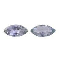 0.6cts Bi Colour Tanzanite 7x3.5mm Marquise Pack of 2 (H)