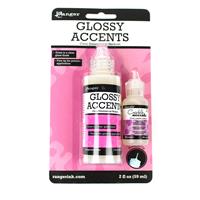 Ranger Glossy Accents - 59ML of Glossy Accents and 18ML of Crackle Accents