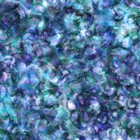 Dan Morris  Elementals Collection Abstract Paisley Aqua Fabric 0.5m 