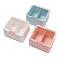 Craft Storage Boxes (Blush, White, blue) 3pk