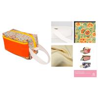 Sew Pretty Sew Mindful Kaffe Fassett Beige Blackwell Bag Kit: Instructions, Fabric (1.5m) and White Webbing (0.5m)
