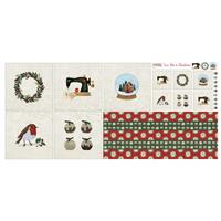 Amber Makes Sew this is Christmas Fabric Panel  (140 x 67cm)