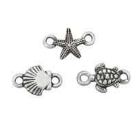 925 Sterling Silver Connector (Turtle, Shell, Starfish) Pack of 3