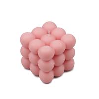 Bubble Wax Candle (Light Pink)