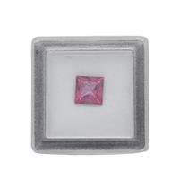 1.70cts Mystic Pink Topaz Princess Square Approx 7mm (C)