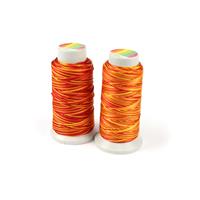 Sunrise; Ombre Red/Orange Nylon Cord, 200m Spool, 0.5mm & Ombre Red/Orange Nylon Cord, 80m
