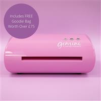 HM Exclusive - Candy Floss Gemini Die Cutting and Embossing Machine & Free 26pcs Goody Bag Worth £79.96
