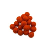 Orange Felt Pom Poms, Approx 20mm (20pk)