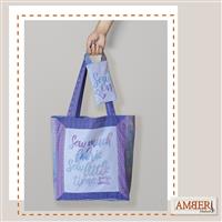 Amber Makes Rainbow Framed Tote Kit, Instructions & Fabric Panel