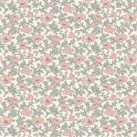 Liberty Winterbourne House Collection Nina Poppy Pink Fabric 0.5m