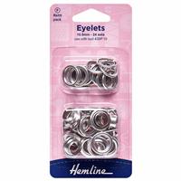Nickel Eyelets Refill Pack: 10.5mm x 24 Pieces