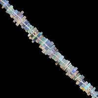 18cts Ethiopian Opal Smooth Slab Approx 3x2.5 to 5x3.5mm, 19cm Strand