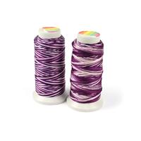 Ombre; Ombre Purple Nylon Cord, 200m Spool, 0.5mm & Ombre Purple Nylon Cord, 80m Spool, 0.9mm