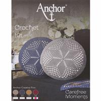 Anchor Carefree Moments Wine Crochet Cushion Kit