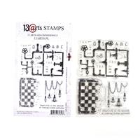 13Arts A6 Stamp Set - Industrial