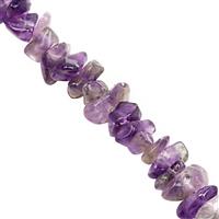 380cts Zambian Amethyst Bead Nugget Approx 3x1 to 10x3mm, 250cm Strand