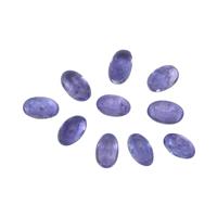 2.8cts Tanzanite 5x3mm Oval Pack of 10 (H)