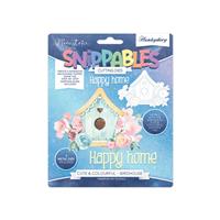 Moonstone Dies - Snippables Cute & Colourful - Birdhouse, Contains 2 metal dies