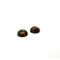 Baltic Earthy Amber Round Cabochons Approx 12mm (2pk)