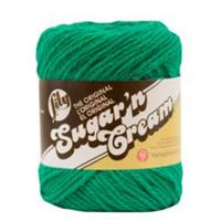 Lily Sugar n Cream Mod Green Aran Yarn 56g