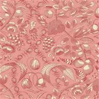 Edyta Sitar Strawberries and Cream Valley Blossom Fabric 0.5m