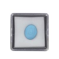 2.80cts Sleeping Beauty Turquoise Cabochon Oval Approx 11x9mm Loose Gemstone (1pc)