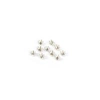 925 Sterling Silver Snap Setting To Fit 3mm Gemstones (10pcs)