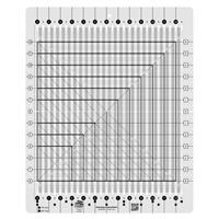 Creative Grids® Non-Slip Stripology Squared Ruler 31.7cm (12½") by Gudrun Erla