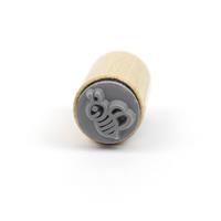 Mini Woodies Stamp - Bee Ø 15 mm
