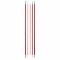 KnitPro Zing Double Point Knitting Needles Set of Five: 2.50mm x 15cm length