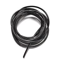 3mm Black Leather Cord, 2m
