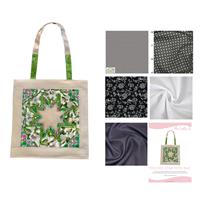 Crafty Co Black & White Folded Star Tote Bag Kit: Instructions, Fabric (1m) & FQs (3pcs)