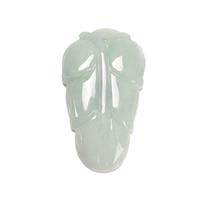 55cts Type A Jadeite Leaf Pendant Approx 25x40mm, 1pc