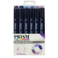 Prism Craft Markers - Purples, Contains 6 Prism Craft Markers in co-ordinating Purple Shades