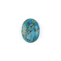 10.15cts Copper Mojave Turquoise 20x15mm Oval  (R)
