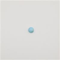 2cts Larimar Round Cabochon Approx 8mm, 1pc