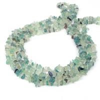300cts Multi-Colour Fluorite Small Chips Approx 5x4mm, 60" Strand