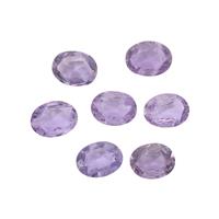 1cts Purple Sapphire 4x3mm Oval Pack of 7 (H)