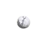70cts Howlite Coin Cabochon Approx 35mm, 1pc