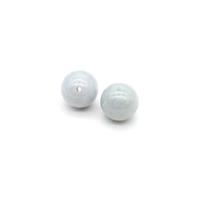 Type A Lavender Jadeite Plain Rounds Approx 14mm, Pack of 2