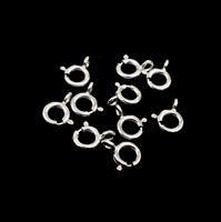 925 Sterling Silver Bolt Ring Clasp - 7mm (10pcs/pk)