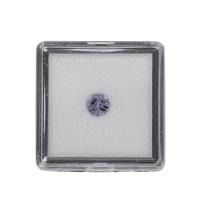 0.35cts Mahenge Purple Spinel Brilliant Round Approx 5mm Loose Gemstone (1pc)